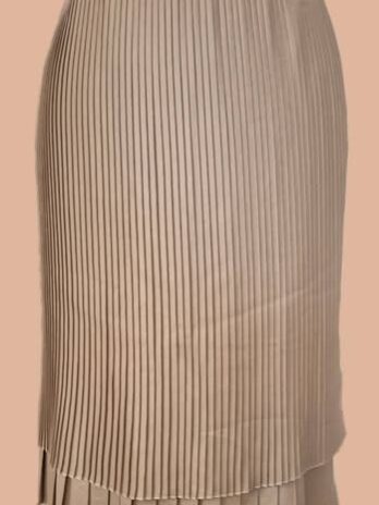 Plisseerock “ Rene Lezard “ Größe 38 in Mocca