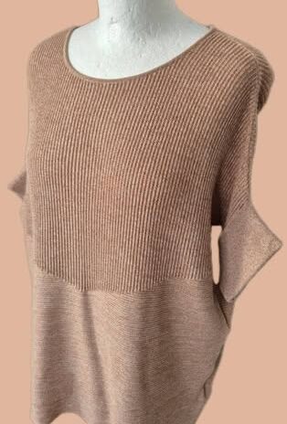 Pulli “ Peter Hahn “ Größe 38/40 in Terracotta 55% Baumwolle 45% Viscose