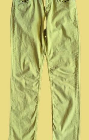Hose “ Jones “ Größe 38/40 in Gelb 58% Baumwolle