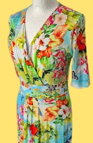 Kleid “ Princess goes Hollywood “ Größe 36 in Bunt gemustert 95% Viscose