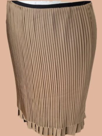 Plisseerock “ Rene Lezard “ Größe 38 in Mocca