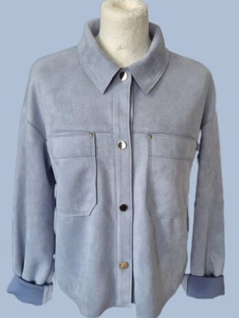 Jacke “ JDK “ Größe 38 in Hellblau/Waschleder