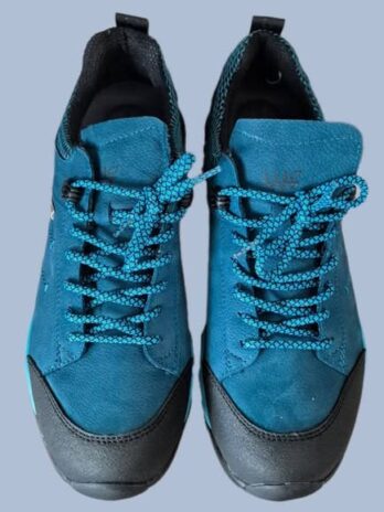 Sneakers “ Waldläufer “ Größe 39 (Weite H) in Petrol/Schwarz/Leder NEU!