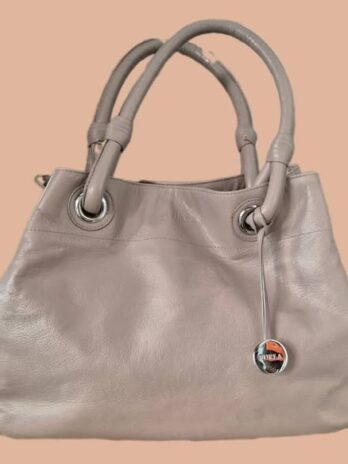 Tasche “ Furla “ in Taupe/Leder Breite ca 36cm Höhe ca 27cm
