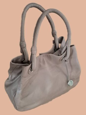 Tasche “ Furla “ in Taupe/Leder Breite ca 36cm Höhe ca 27cm