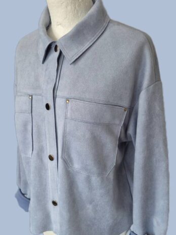 Jacke “ JDK “ Größe 38 in Hellblau/Waschleder