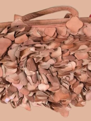 Tasche “ Taschendieb Wien “ in Camel/Leder Breite ca 43cm Höhe ca 36cm