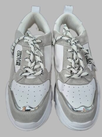 Sneakers “ Versace Jeans Couture “ Größe 38 in Weiß/Hellgrau