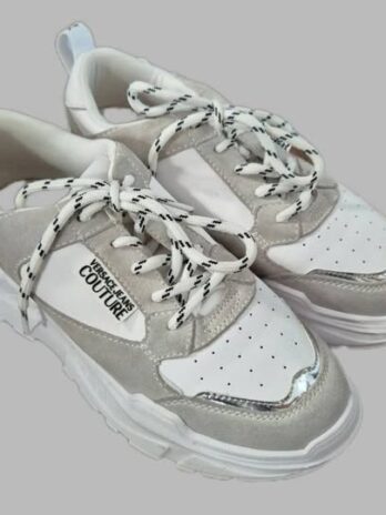 Sneakers “ Versace Jeans Couture “ Größe 38 in Weiß/Hellgrau