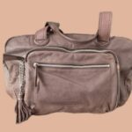 Tasche “ David Jones “ in Schlamm/Leder Breite ca 53cm Höhe ca 29cm