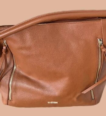 Tasche “ Lasocki “ in Cognac/Leder Breite ca 45cm Höhe ca 33cm