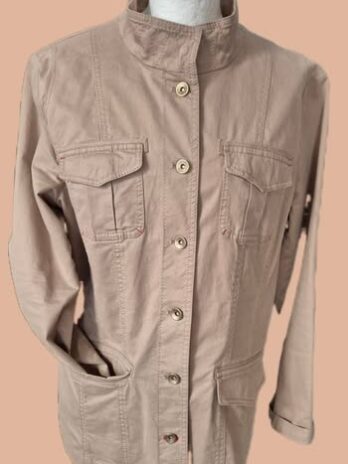 Jeansjacke “ Brax “ Größe 38/40 in Camel 98% Baumwolle