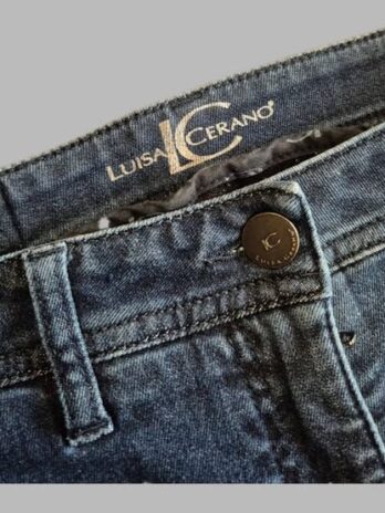 Jeans “ Luisa Cerano “ Größe 36 in Dunkelblau 92% Baumwolle