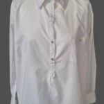 Bluse “ Pollsiri “ Größe 40/42 in Weiß Baumwolle