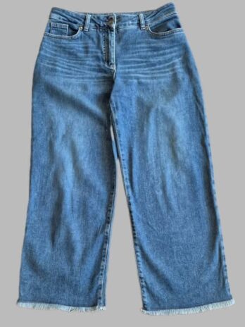 Jeansculotte “ Madeleine “ Größe 36 in Blau 98% Baumwolle