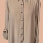 Bluse “ Jones “ Größe 44 in Beige 100% Viscose