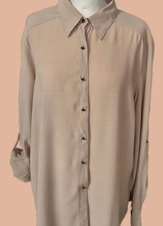 Bluse “ Jones “ Größe 44 in Beige 100% Viscose