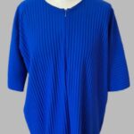 Plisseebluse “ COS “ Größe OS (38-40/42) in Royalblau