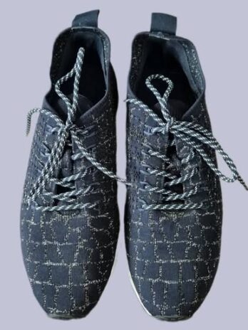 Sneakers “ Kate Gray “ Größe 41 in Dunkelblau/Silber/Textil