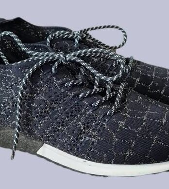 Sneakers “ Kate Gray “ Größe 41 in Dunkelblau/Silber/Textil