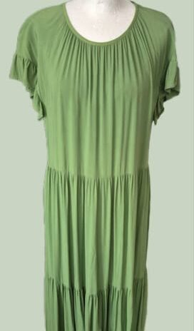 Kleid “ Lawrence Grey “ Größe 38 in Moosgrün 100% Viscose