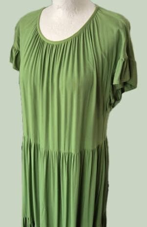 Kleid “ Lawrence Grey “ Größe 38 in Moosgrün 100% Viscose