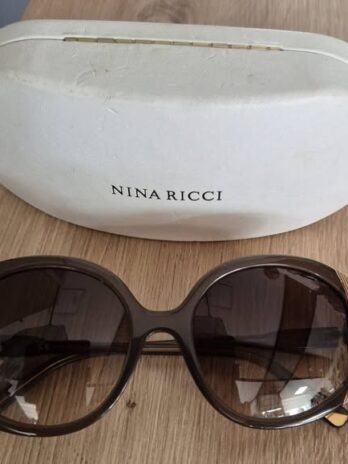 Sonnenbrille mit Etui “ Nina Ricci “ in Mocca