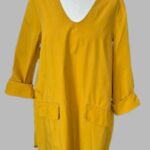 Kleid “ Cos “ Größe 40/42 in Maisgelb 100% Baumwolle