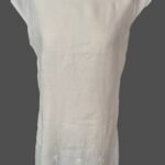 Kleid “ Made in Italy “ Größe 38 in Weiß Leinen/Baumwolle