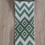 Taschengurt “ Made in Italy “ in Grün/Beige