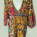 Kleid “ Antica Santoria By Giacomo Cinque “ Größe 40 in Bunt gemustert NEU! 100% Baumwolle