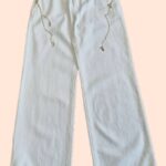 Jeans “ Babylon Eureka “ Größe 40 in Offwhite NEU! weites Bein 100% Baumwolle ( Neupreis 329,–)