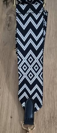 Taschengurt “ Made in Italy “ in Dunkelblau/Weiß