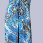 Jumpsuit “ Julie d`Orleac “ Größe 36/38 in Blau gemustert Viscose