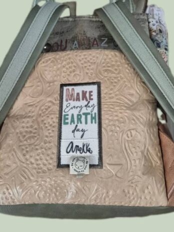 Rucksack “ Anneke “ in Schlamm/Grün/Bunt Breite ca 34cm Höhe ca 39cm