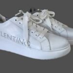 Sneakers “ Valentino “ Größe 38 in Weiß/Schwarz/Leder