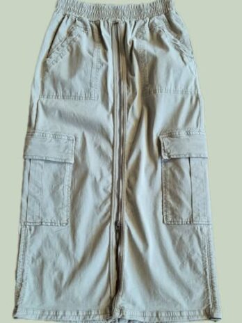 Cargorock “ Zhrill “ Größe 36 in Khakigrün elastischer Bund 67% Baumwolle 30% Tencel