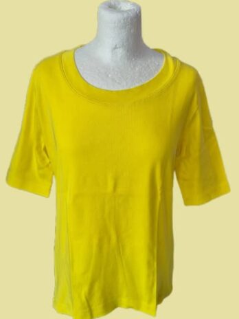 Shirt “ Donnell “ Größe 40 in Gelb 100% Baumwolle