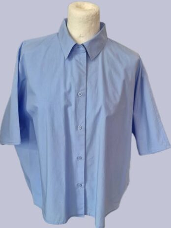 Bluse “ Cos “ Größe 38 in Hellblau 100% Baumwolle oversized geschnitten
