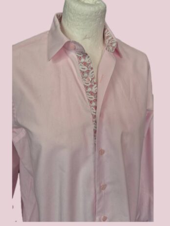 Bluse “ Befeni “ Größe 38 in Rosa 85% Baumwolle massgeschneidert
