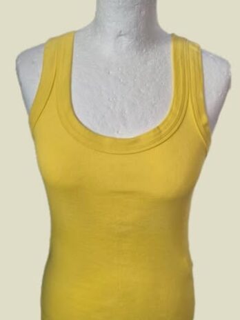 Weste + Top “ Marccain Sports “ Größe 38 (N3) in Gelb 94% Baumwolle