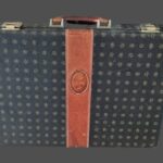 Aktenkoffer “ Kenzia “ in Schwarz/Camel/Leder Breite ca 46cm Höhe ca 33cm