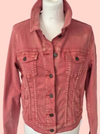Jeansjacke “ S. Oliver “ Größe 38 in Terracotta 90% Baumwolle