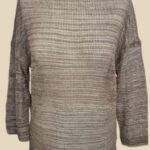 Pulli “ Hallhuber “ Größe 38 in Schlamm/Gold/Lurex