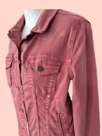 Jeansjacke “ S. Oliver “ Größe 38 in Terracotta 90% Baumwolle