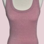 Top “ Vicolo “ Größe 36 in Rosa/Silber/Lurex 65% Viscose