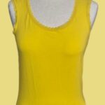 Top “ S. Oliver “ Größe 36 in Zitronengelb/Spitze Viscose