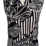 Top “ Bonita “ Größe 36 in Schwarz/Weiß gemustert 95% Viscose
