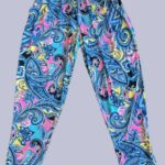 Hose “ Chantall “ Größe 36/38 in Bunt gemustert elastischer Bund Viscose