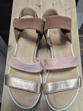 Sandalen “ ARA “ Größe 38,5 in Rose`/Camel/Leder